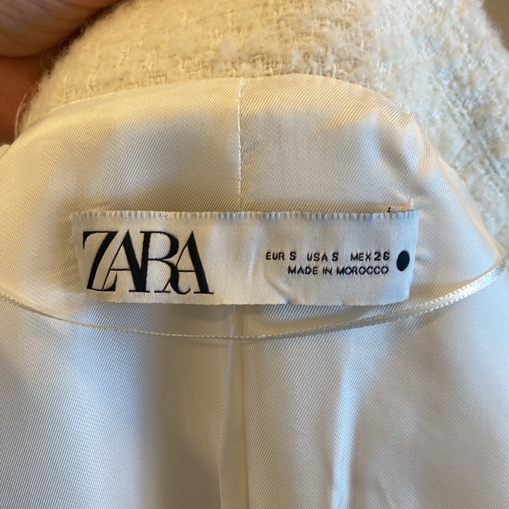 Zara Ivory Coat S - Picture 5 of 10